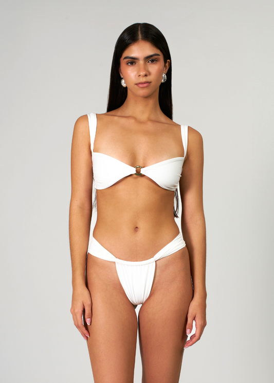 La Perla Bianco balconette bikini set – Casabianca Swim